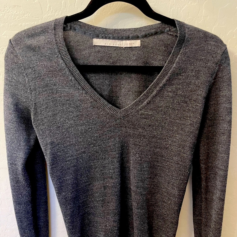 Gray sweater